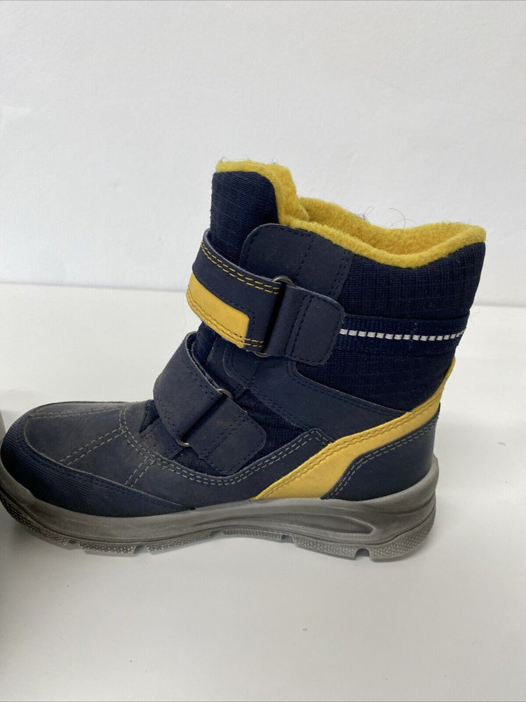 Infant Kids Gore-tex Superfit Hiking And Snow Boots Uk 12 /31 EUR Navy GA001