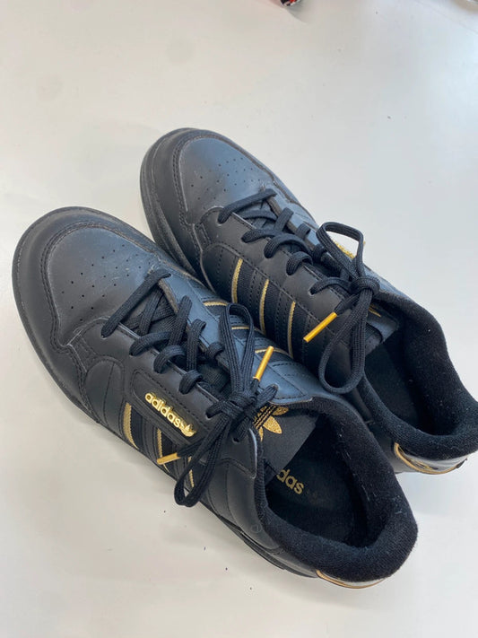 Lovely Adidas Contiental 80 Black Gold Marble Trainers UK 5.5 NC001