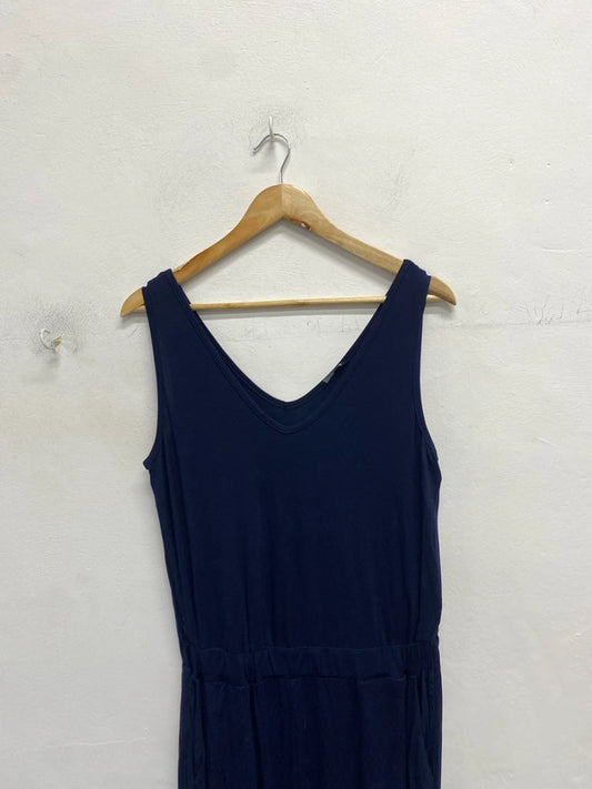 Lovely Roman navy jumpsuit UK 10 AO001