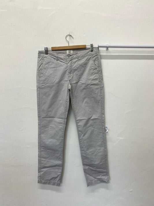 Fabulous H&M ladies light grey chinos Uk12 KM003