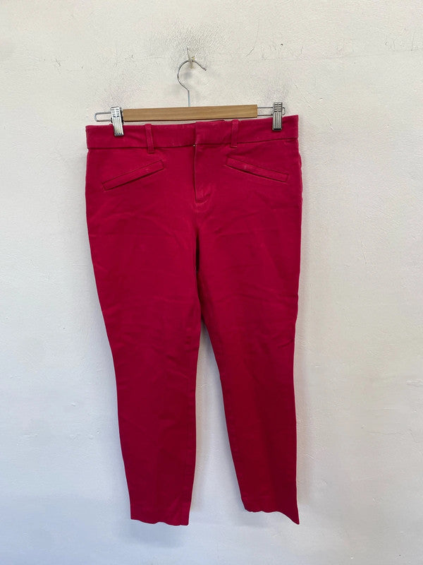 Lovely vibrant cropped gap chino trousers UK 6 AG005