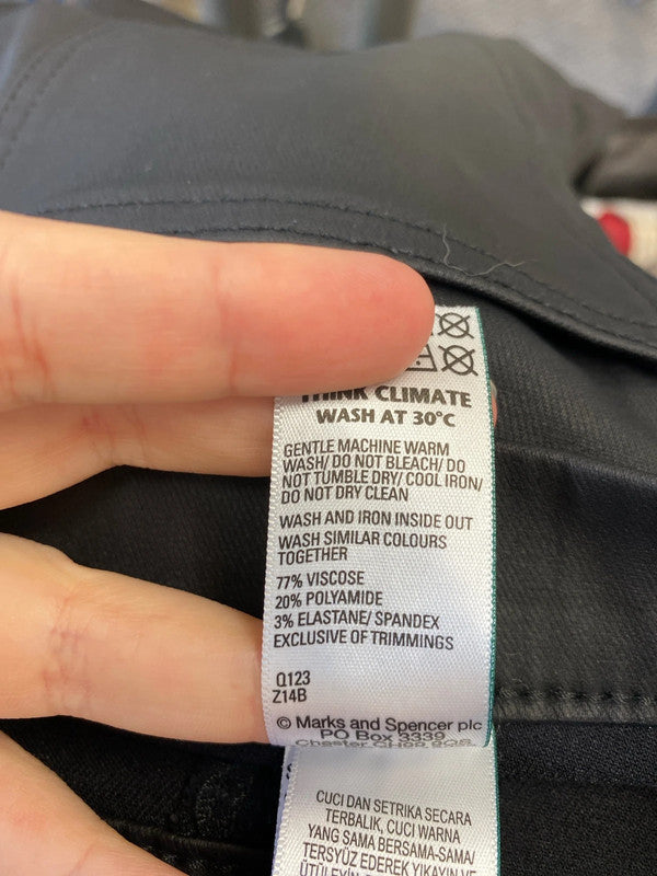 M&S Fabulous Black & Navy Bottoms Duo UK 14 #21 KM005