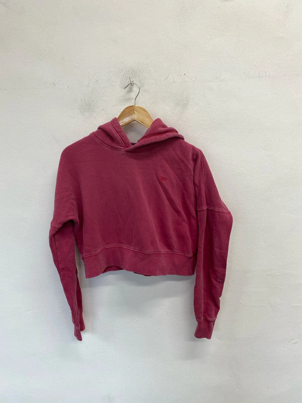 Lovely superdry cropped pink hoodie UK 10 LD003
