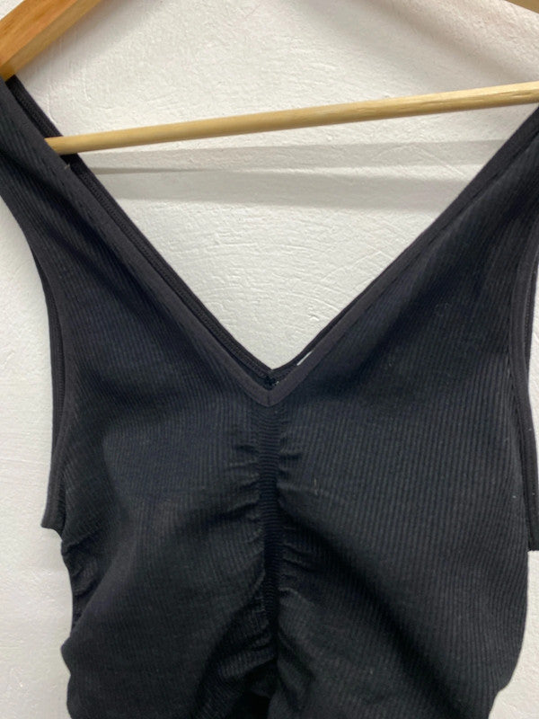 Fab Topshop control ruched tank top long UkM/L LP003