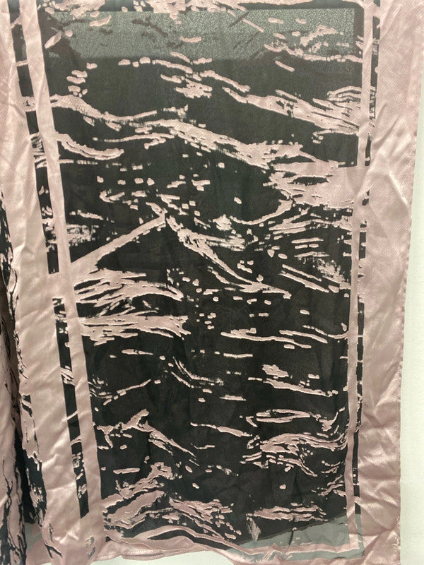 Fabulous semi sheer mauve scarf one size KM004