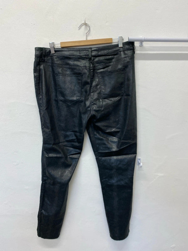 Fabulous Next Legging Jeans in shimmery faux snakeskin Uk18R YM001