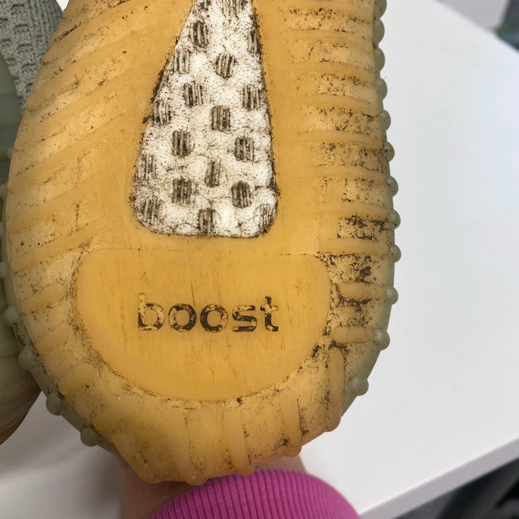 Fabulous Adidas Yeezy 350 V2 grey green uk4.5 YTH01