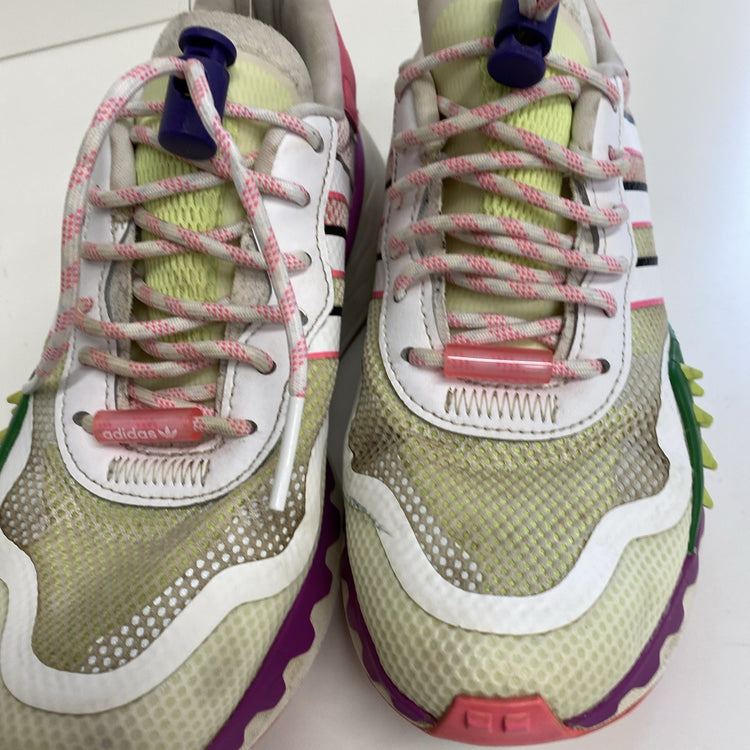 Adidas Womens Uk5 Originals CHOIGO Animal Print Running Shoes Sneakers MD002