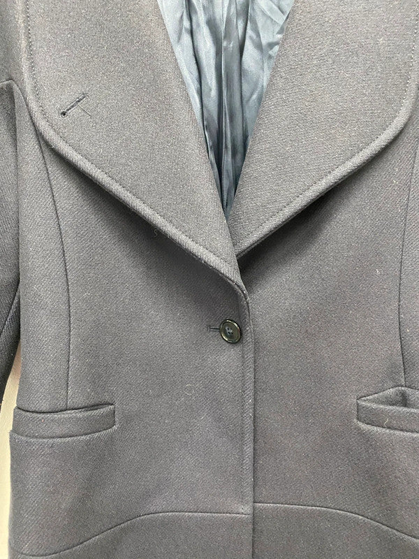 Fabulous Reiss Myla funnel neck wool blend overcoat UkL GJ001