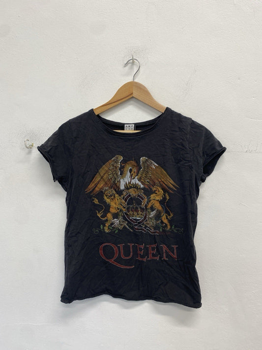Fabulous Queen Amplified Charcoal T shirt UK S JA001