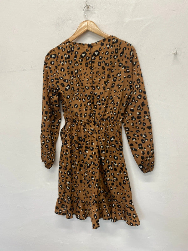 Fabulous AX Paris animal print Rara fun party Dress Uk8 LK009