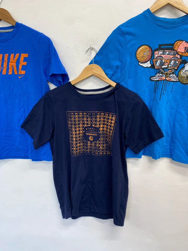 Fabulous trio of blue Nike t shirts boys age 12-13 #63 NC001