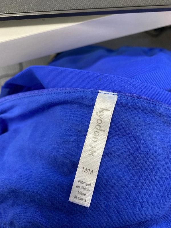 Lovely kyodan purple cross back gym vest UK M GK002