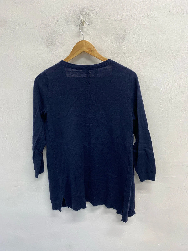 Lovely white stuff blue cardigan UK 8 MM005