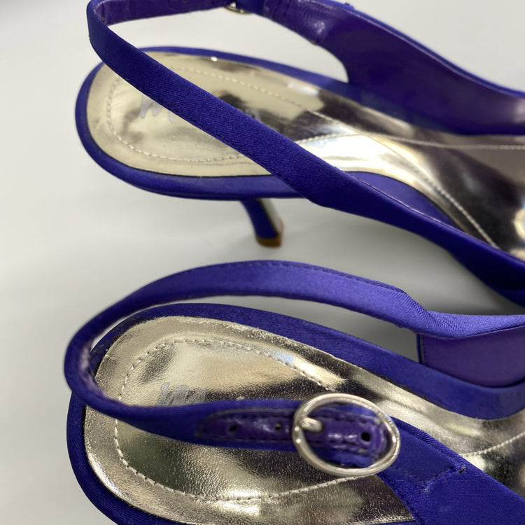 Monsoon Purple  Shoes/Heels & Clutch Bag. Special Occasions/Weddings UK5 LW005