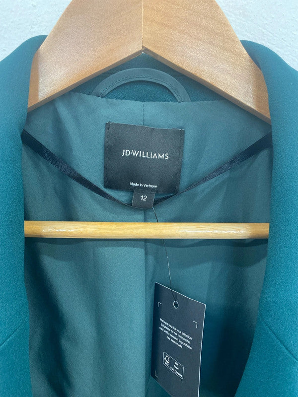 JD Williams Stylish Sea Green Blazer UK 12 AO001