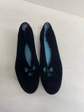 Stunning Thierry rabotin Ballet Flats Uk 7 Black suede SO560