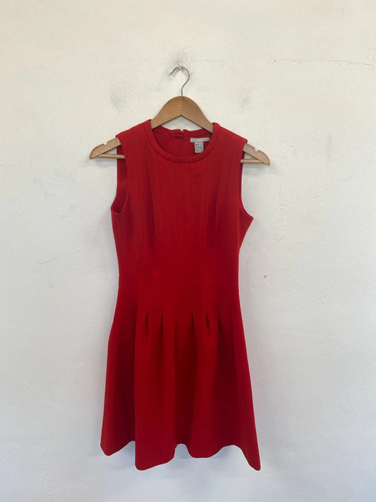 H&M Chic Red A-line Mini Dress UK 8 GK002
