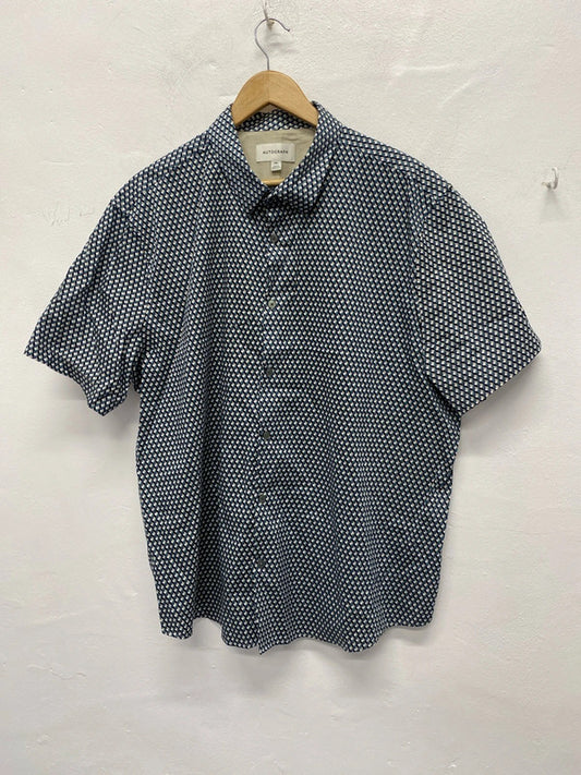 Fabulous abstract short sleeve retro vibes shirt Uk2XL JS004