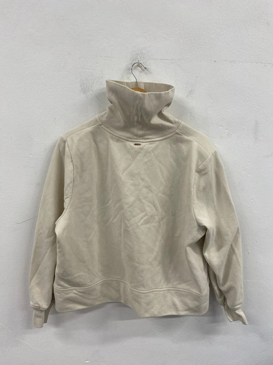 Cosy M&S cream Rosie jumper uk 14 VW001