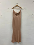 Lipsy London Elegant Rose Pink Satin Evening Dress UK 14 LP003
