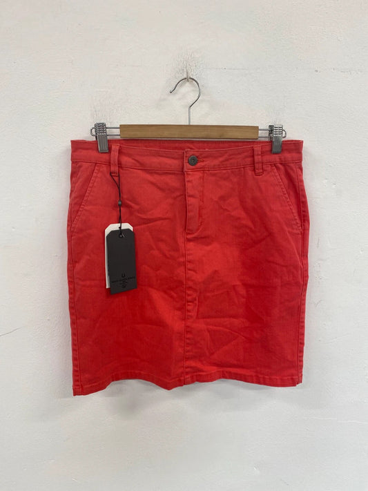 Vero Moda Fabulous Coral Denim Skirt UK 12 LW005