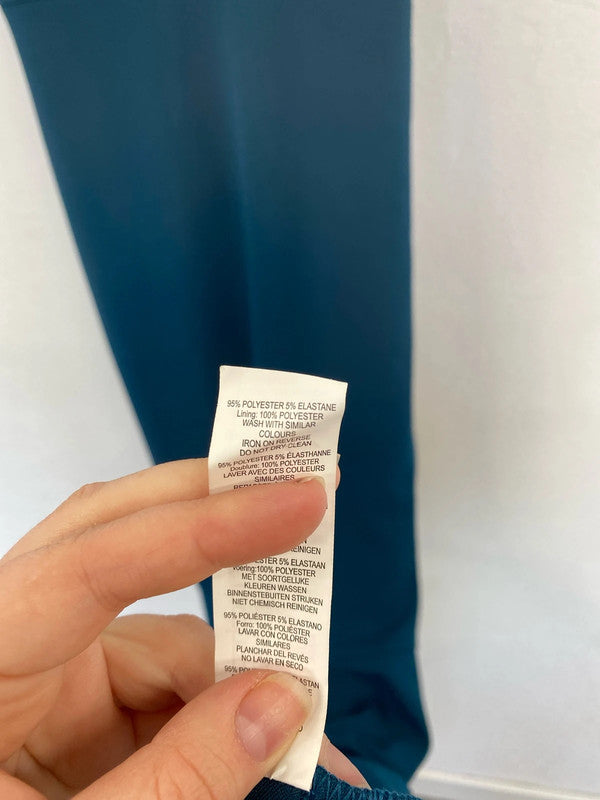 Boohoo Elegant Sea Green Trumpet Dress UK 8 LK009