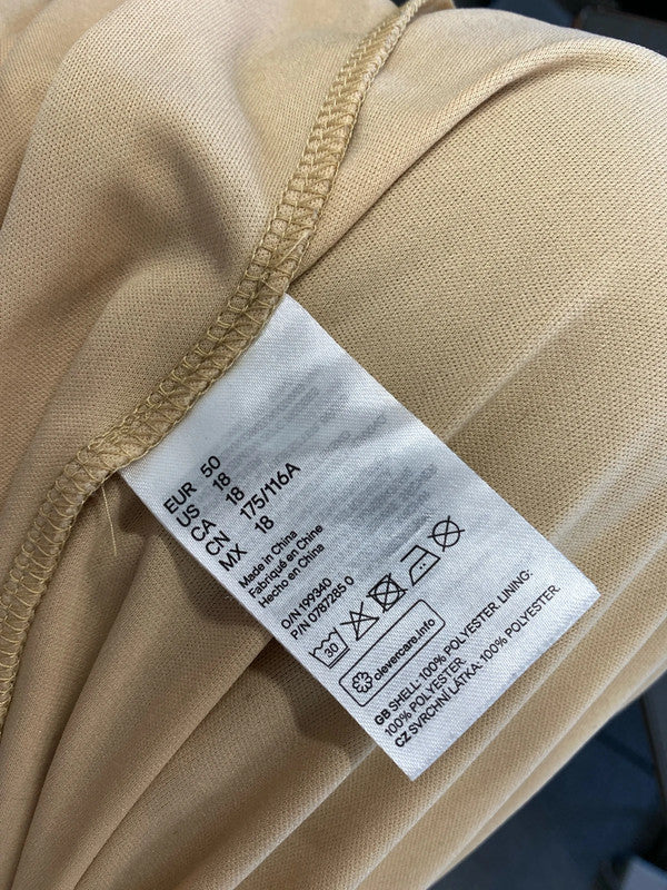 Stunning h&m snakeprint maxi smock pleated long sleeve UK 22 NC001