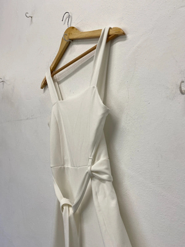 Fab New Look cropped jumpsuit ivory UkM occasions events MB001