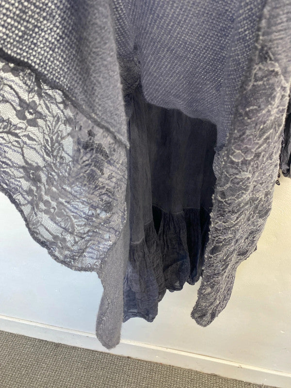 Stunning made in Italy 4 piece tunic dress scarve necklace UK 10-12 EL001