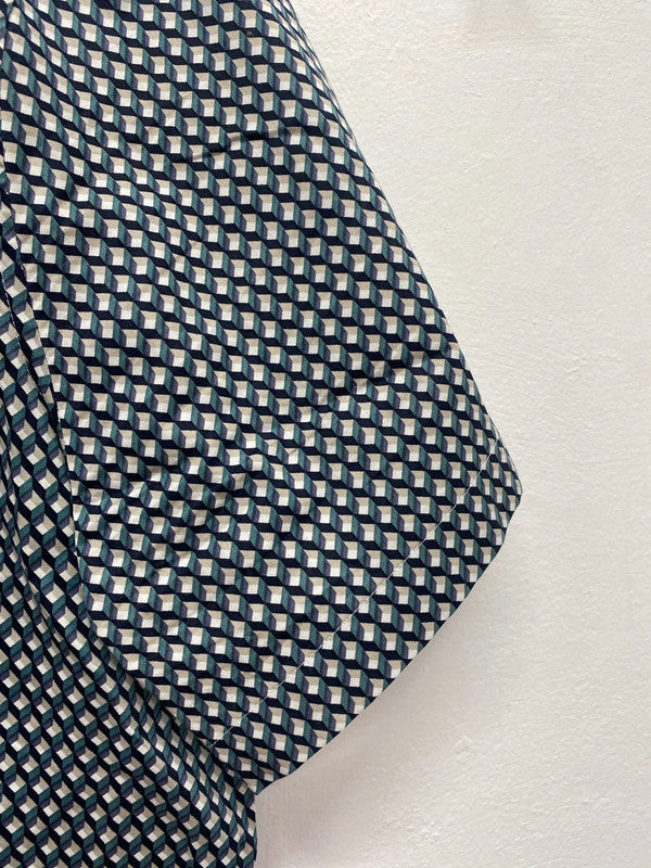 Fabulous abstract short sleeve retro vibes shirt Uk2XL JS004