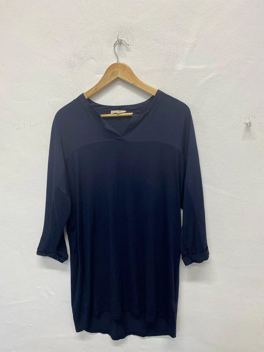 Fabulous Navy Tunic Top Uk14 Phase Eight classic GJ001
