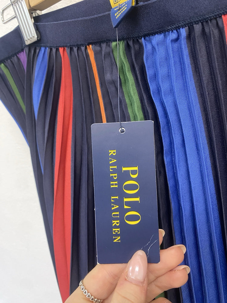 Lovely Ralph Lauren Jaden Midi Multi Skirt UK XL JP001