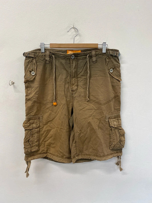 Soul cal cargo shorts khaki 36 90’s 00’s beckham LD003