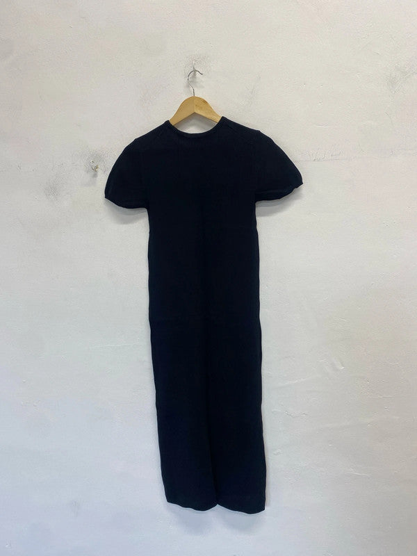 Lovely Primark black casual maxi dress UK S MB001