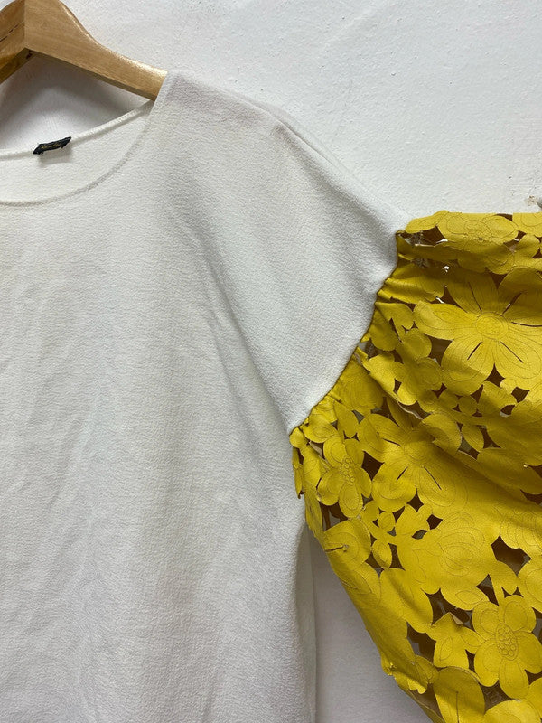 Fab Y2K Vintage oversized T shirt by Minkie cut out sleeves NS003