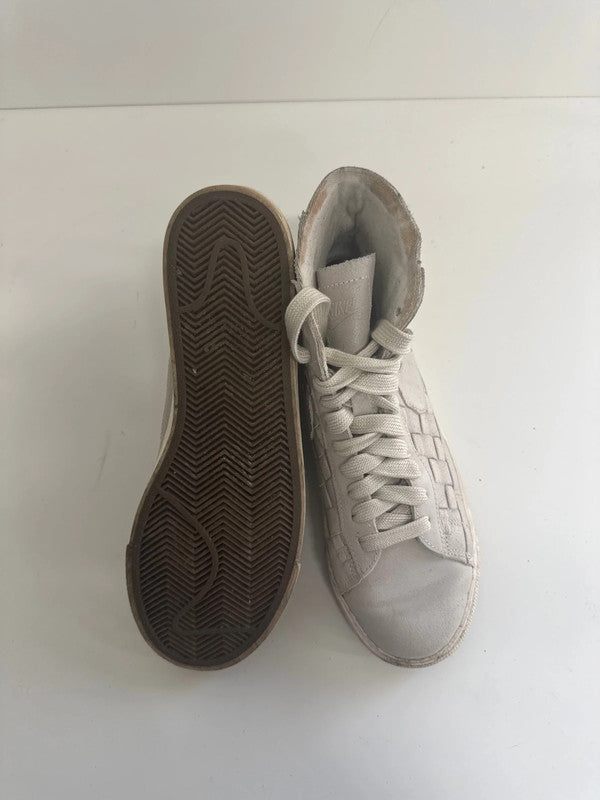 Great Nike Blazer mid Woven 5.5 grey trainers MD002