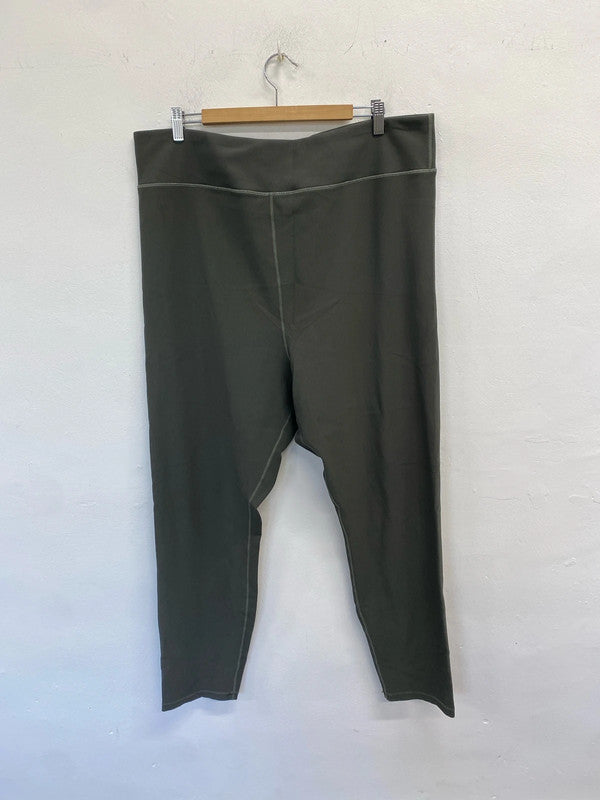 Lovely in the style khaki tall legging ribbed UK 22/24 RM002