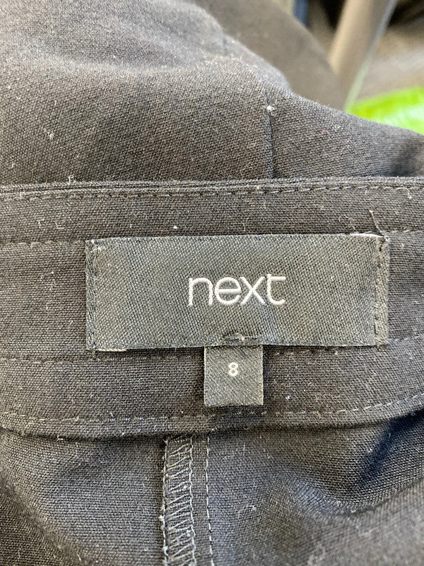 Next Chic Black Mini Skirt UK 8 CJ001