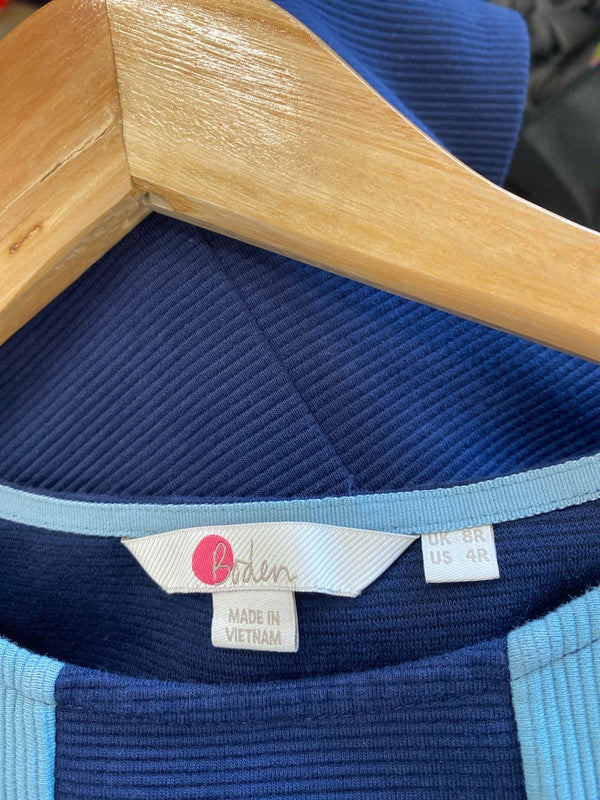 Fabulous Boden ribbed dress classic elegant Uk8 R CD001