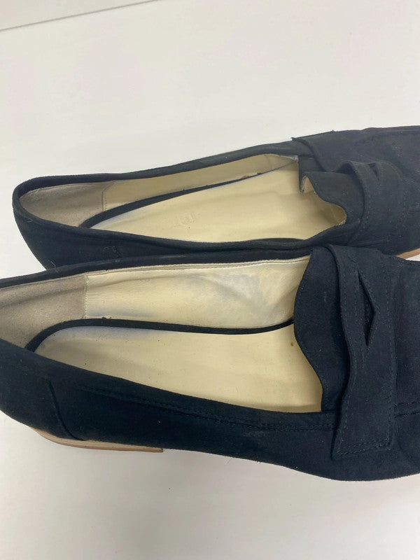 Fabulous Beyond Skin black loafers Not leather Uk7 eur40 RF001