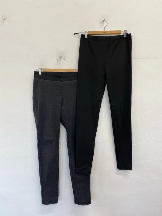 Fabulous duo of Jeggings Uk12 Long M&S Shein #6 SG090