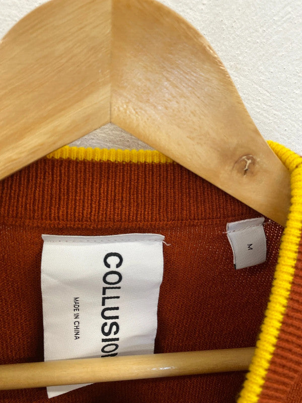 Classic Collusion lightweight jumper rust M JR001