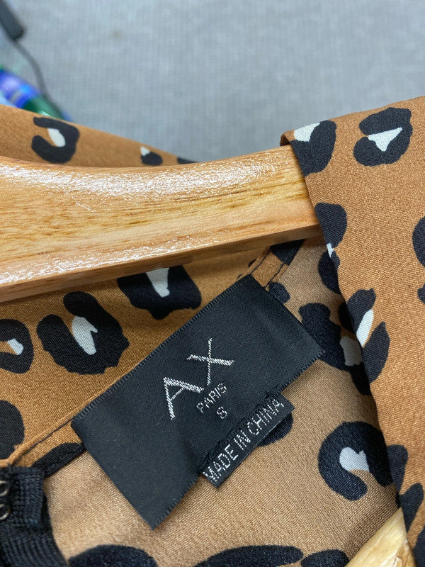 Fabulous AX Paris animal print Rara fun party Dress Uk8 LK009