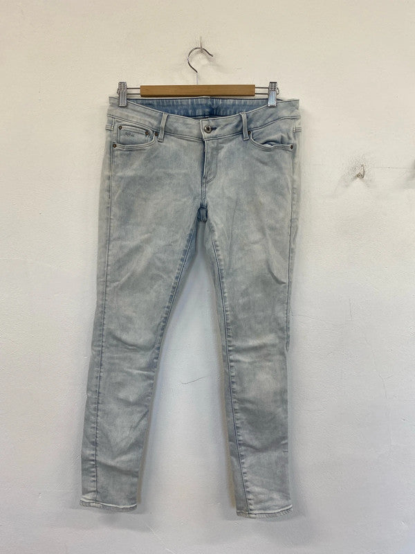G-Star Raw Fabulous 3301 Low Super Skinny Jeans 30W 30L LD003
