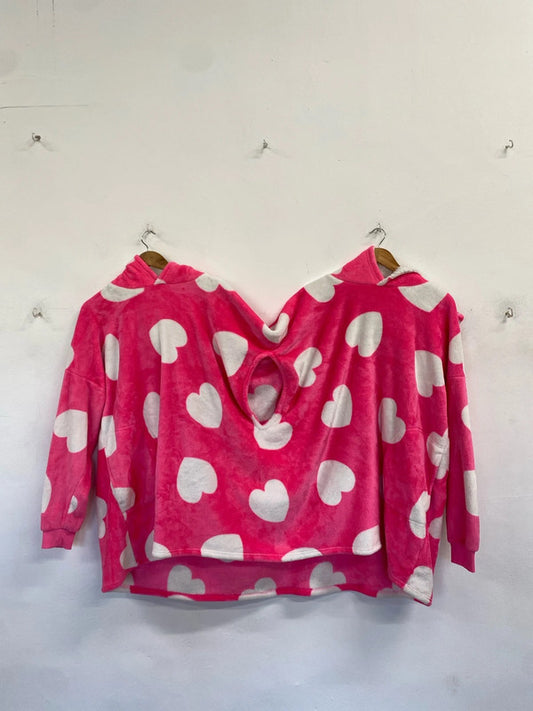 Fabulous Primark double snuggle fluffy 2 persons hoodie UK one size RG99