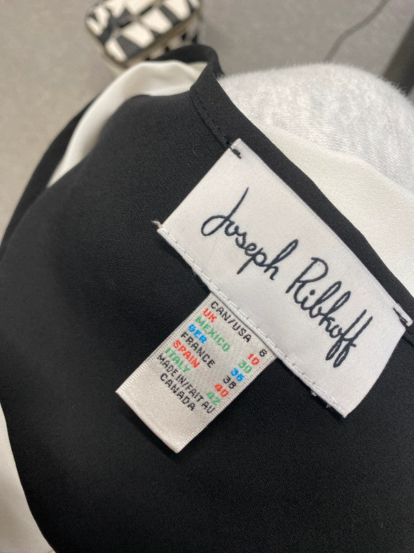 Stunning Joseph Ribkoff Black White Longline Tunic New With Tags UK 10 KM004