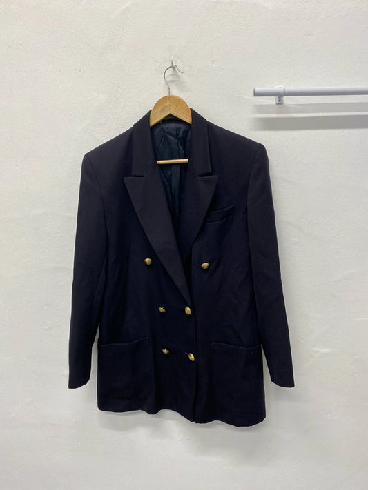 Fabulous Classic 1990’s Navy longline blazer Uk12 MM005