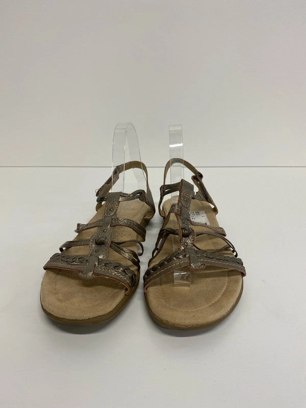 Clarks Fabulous Una Metallic Sandals UK 7 KM005