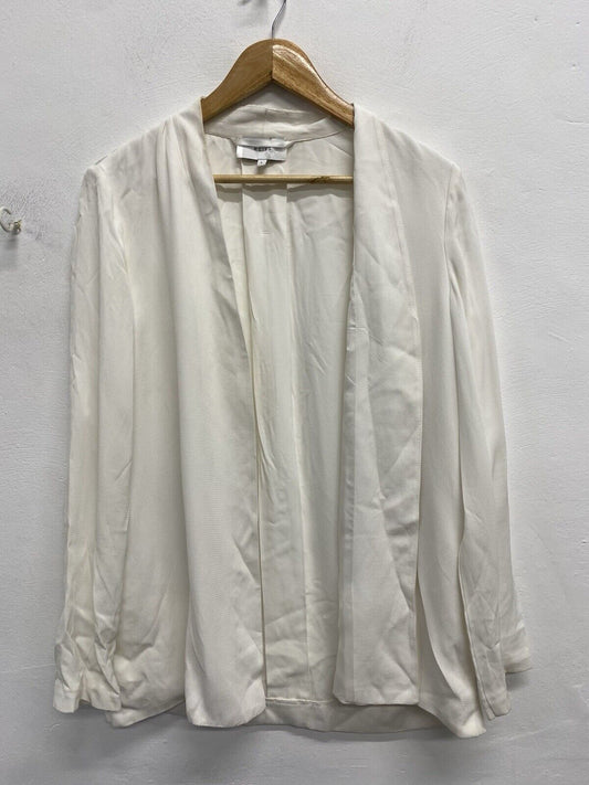 Reiss white summer jacket UK L NE001